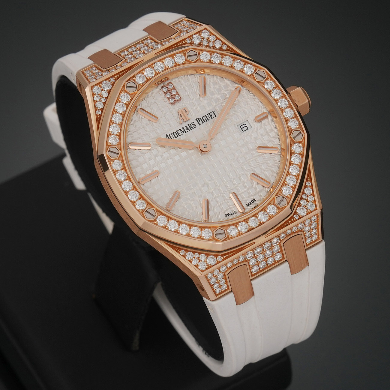 AUDEMARS PIGUET(USED)오데마피게 로얄오크 33 다이아베젤 67652OR